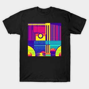 Retro Abstract Art T-Shirt